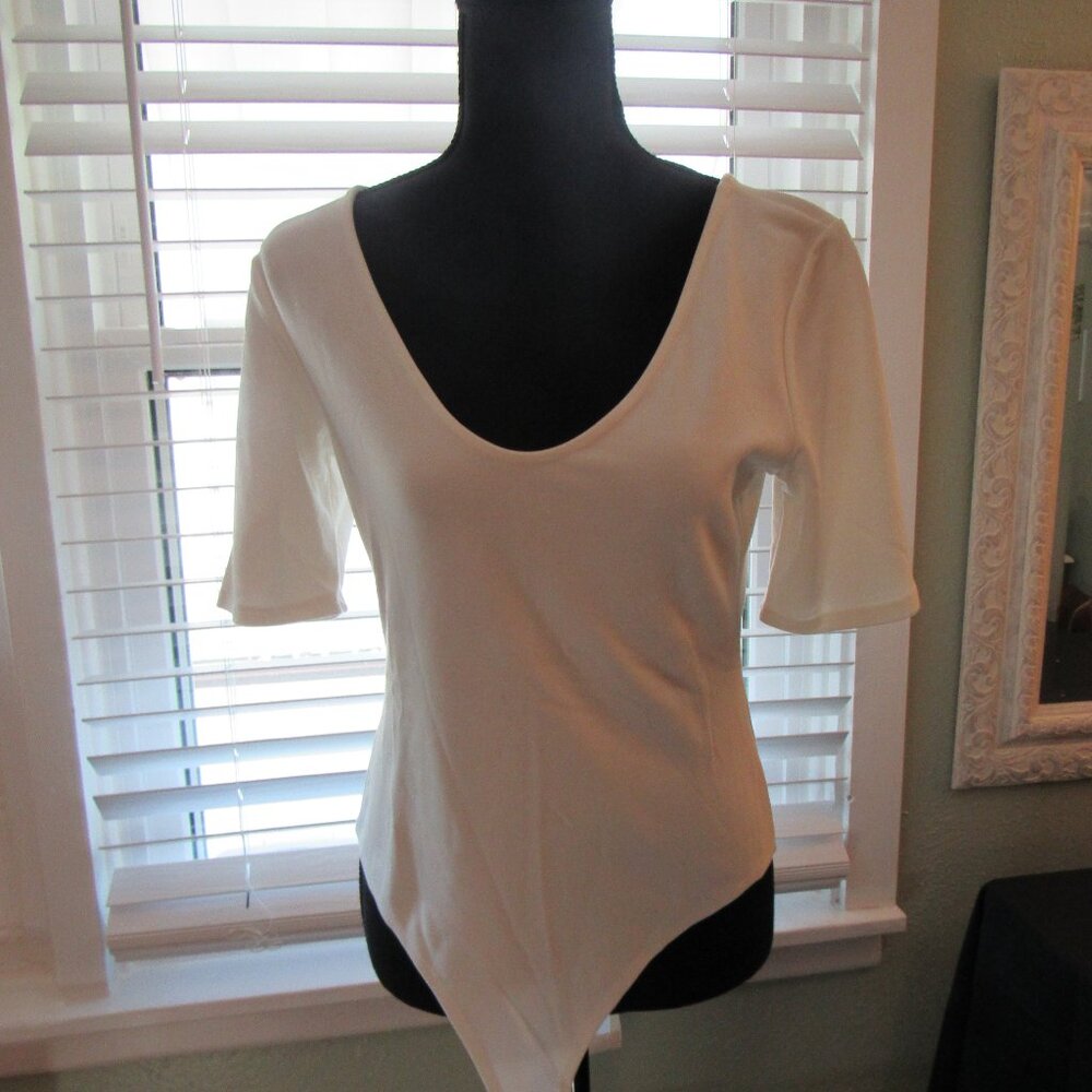 nlt White Bodysuit - Large